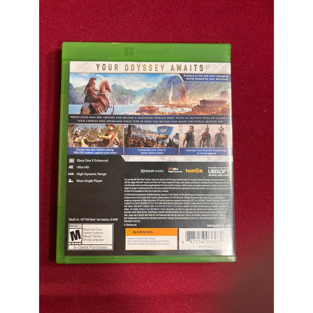 XboxOne Assassins Creed Bundle Vahalla,Origins,Odyssey-Tested Good Cond - Picture 4 of 4